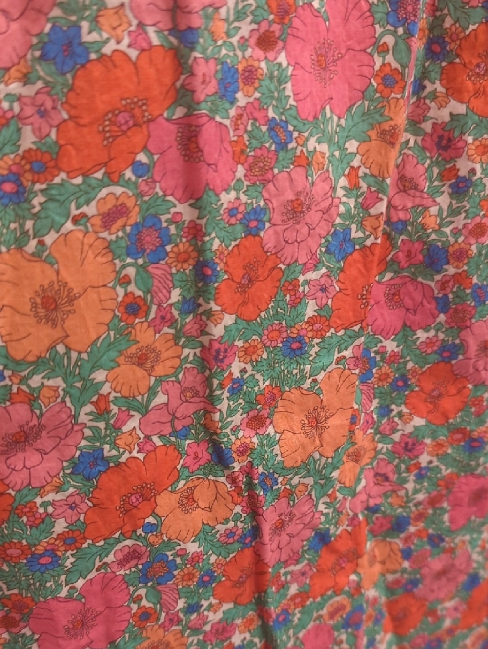 J. Crew × Liberty Multi-Color Floral Midi Shirt Dress - Picture 4 of 8